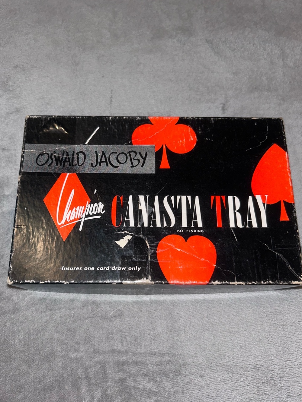 Champion Canasta Tray, 1950s Vintage Card Game, *Complete*